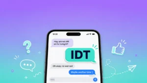idt meaning in text