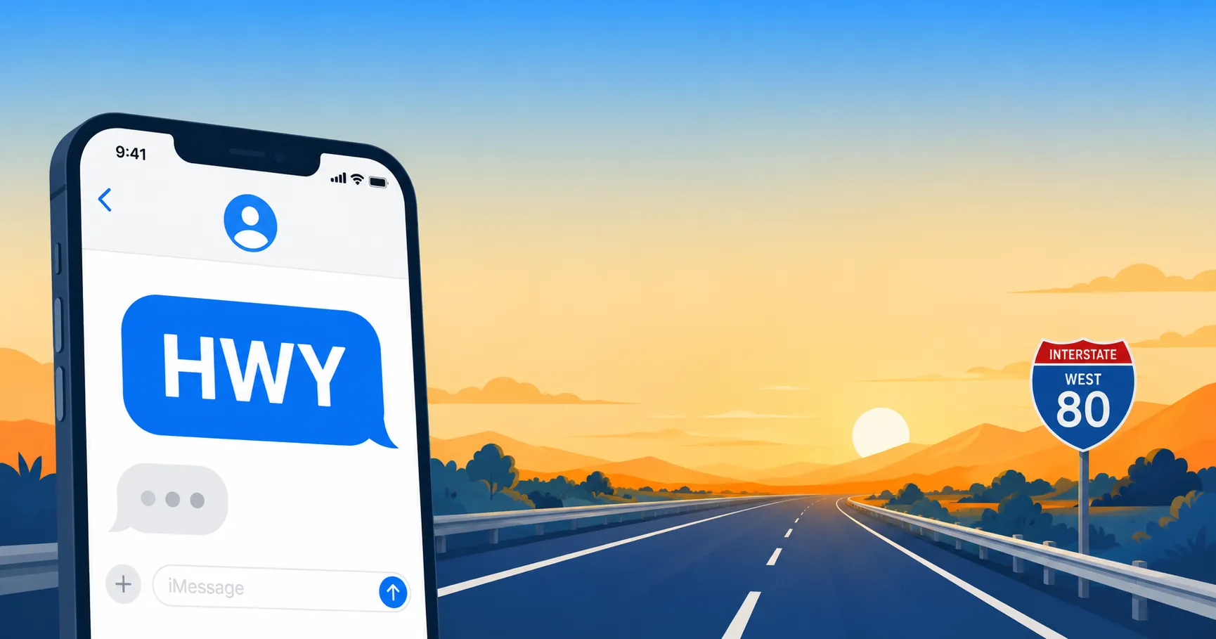 hwy mean in text